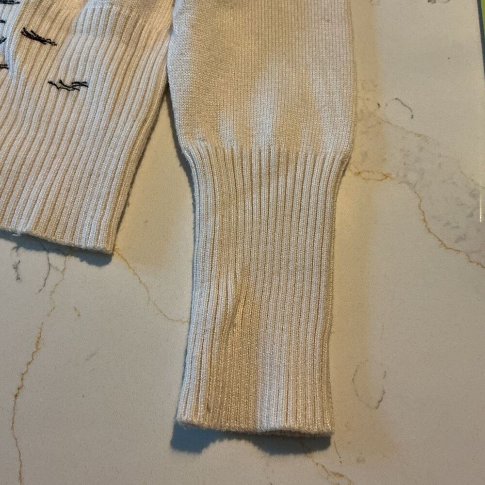 BeinSpired Christian Dior Cruise Sweater Sz 38 100% Wool - Picture 5 of 9